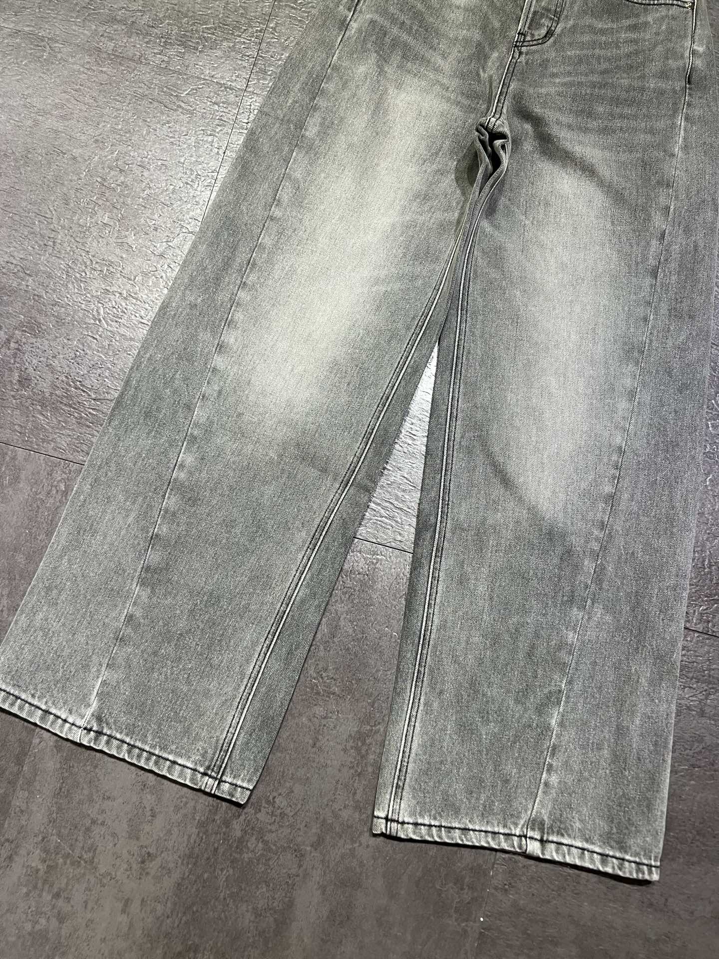 アレキサンダー ワン フロートロゴ ワイドデニムパンツ ブルー 詳細画像 3