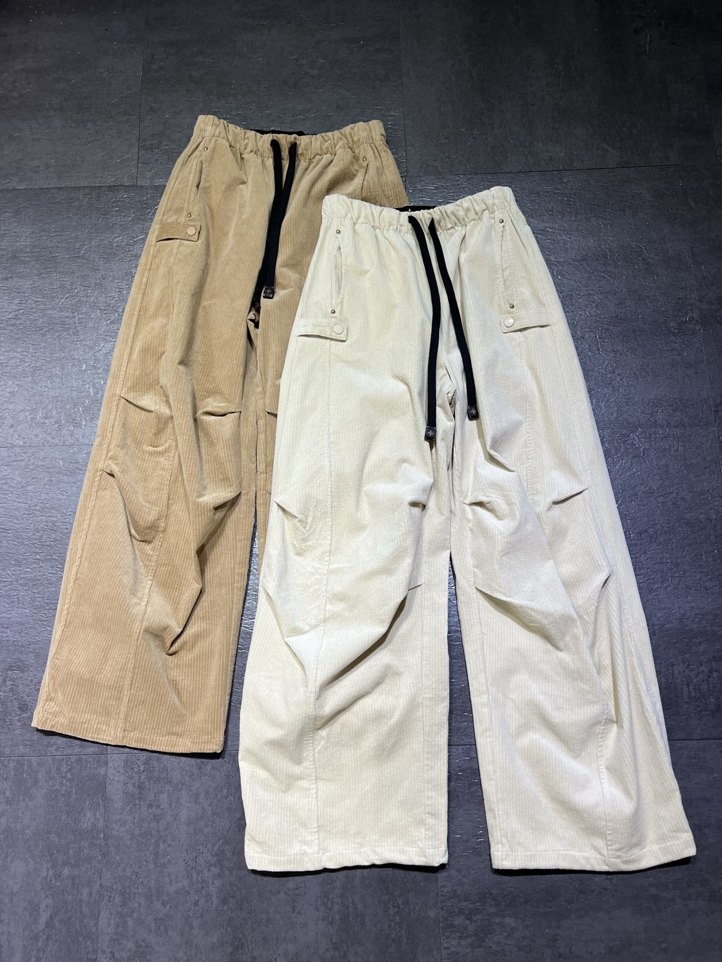 コーデュロイカーゴパンツ ベージュ 詳細画像 1