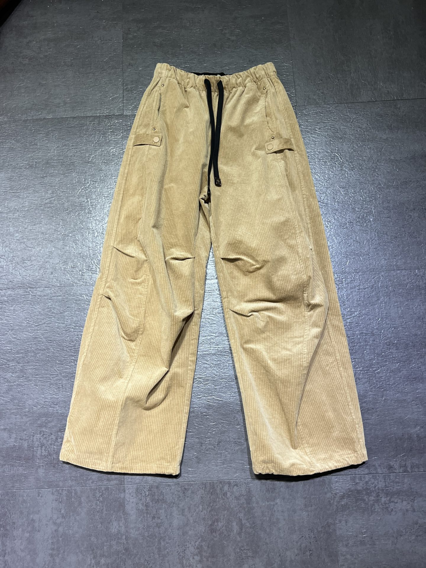 コーデュロイカーゴパンツ ベージュ 詳細画像 3