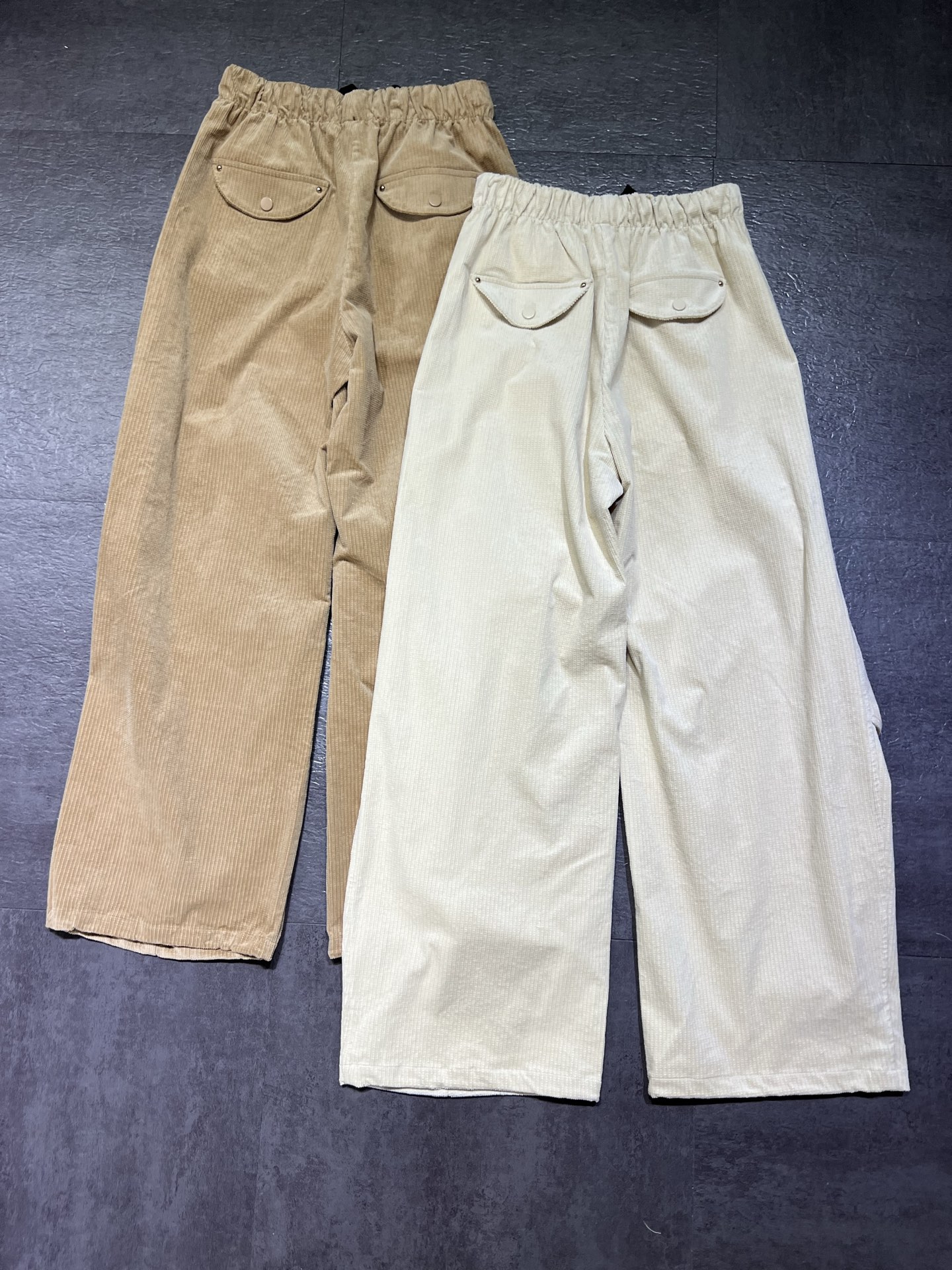コーデュロイカーゴパンツ ベージュ 詳細画像 2