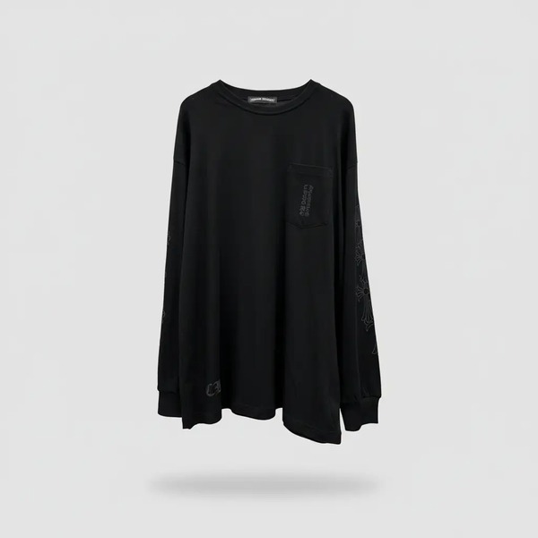 クロムハーツ ロングTシャツ ブラック