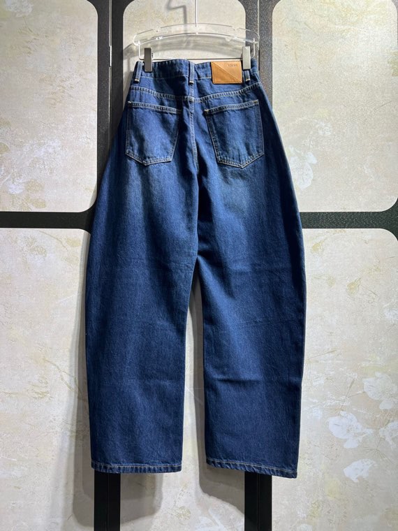 ロエベ バレルワイドデニムパンツ インディゴブルー 詳細画像 2
