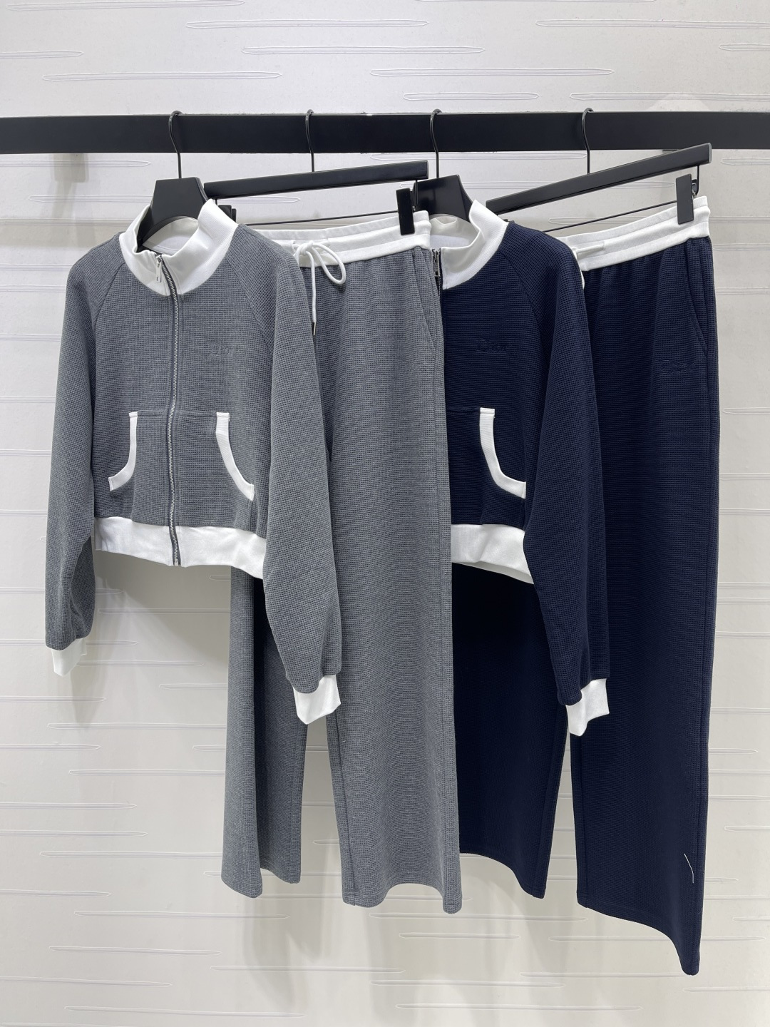 ディオール カラーブロック ジップジャケット ワイドパンツ セットアップ 詳細画像 1