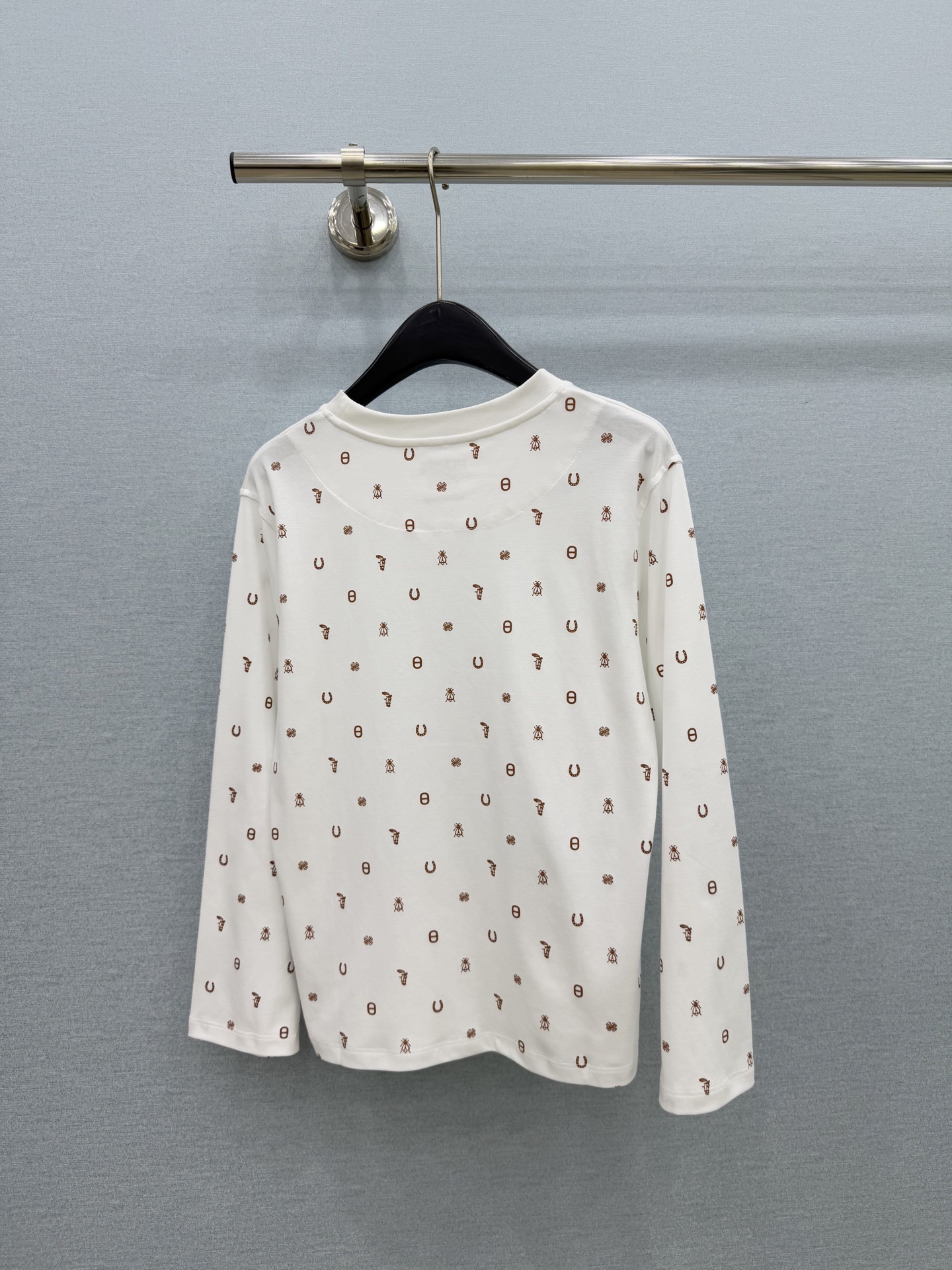 Her* グラフィックプリント長袖Tシャツ ホワイト 詳細画像 2