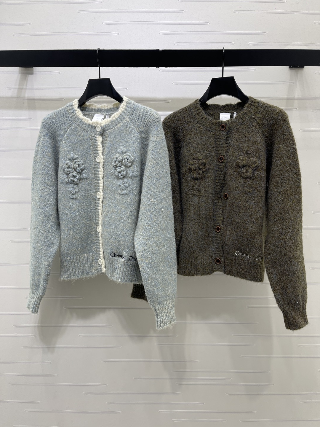 ディオール カメリア刺繍ニットカーディガン 詳細画像 1