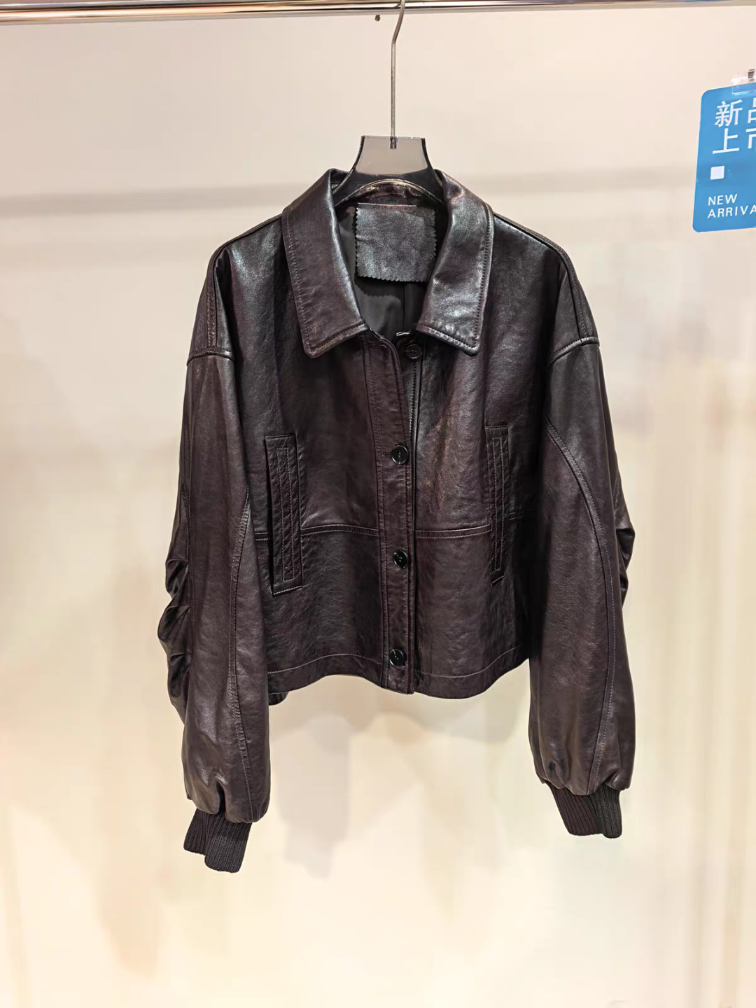 オイルワックス ラムレザージャケット 詳細画像 2