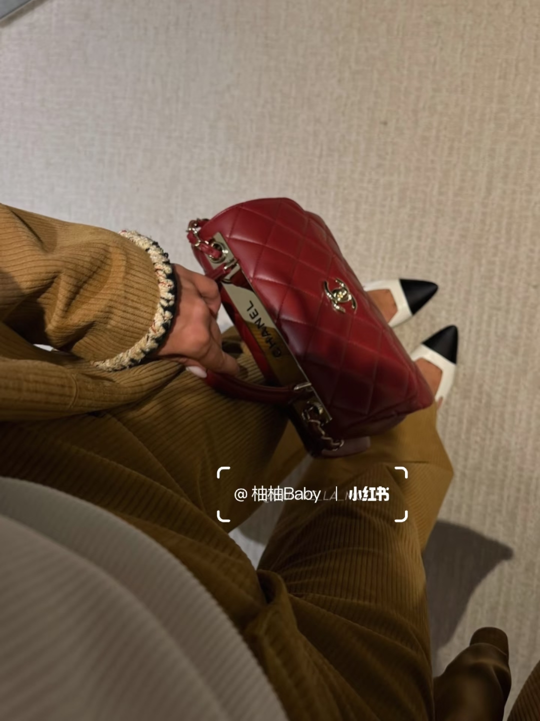 シャネル キャラメル コーデュロイ ワイドパンツ CS336838028 詳細画像 3