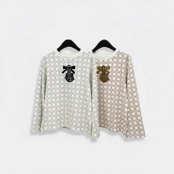 プリント長袖Tシャツ