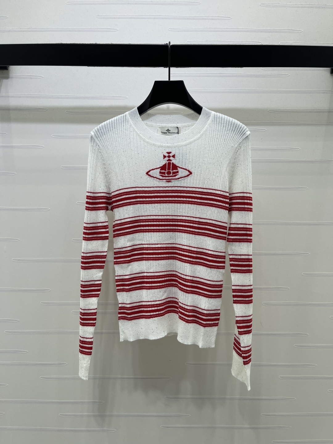 ヴィヴィアン・ウエストウッド ストライプ長袖ニット 詳細画像 2
