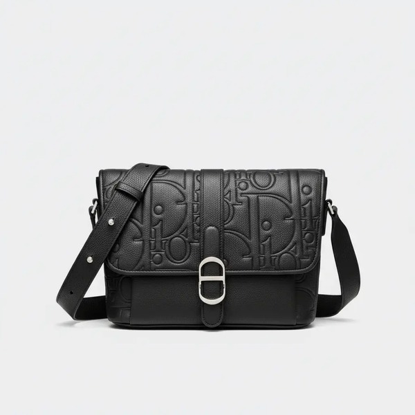 ディオール Dior Daily メッセンジャーバッグ ディオール グラビティ レザー ブラック 1ESPO376LLG48