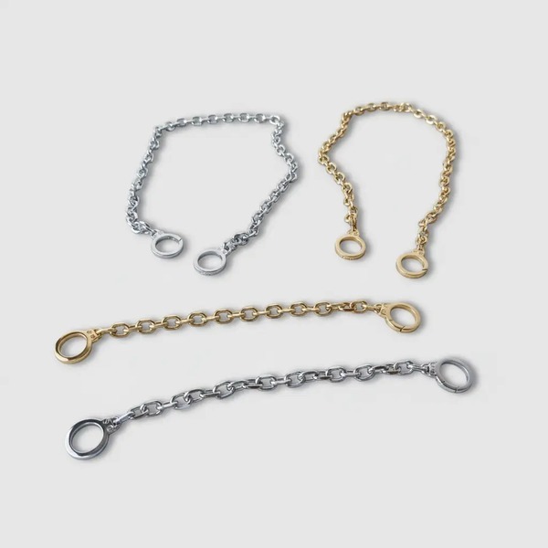 セリーヌ トリオンフ ハンドカフ チェーン ネックレス&ブレスレット シルバー/ゴールド