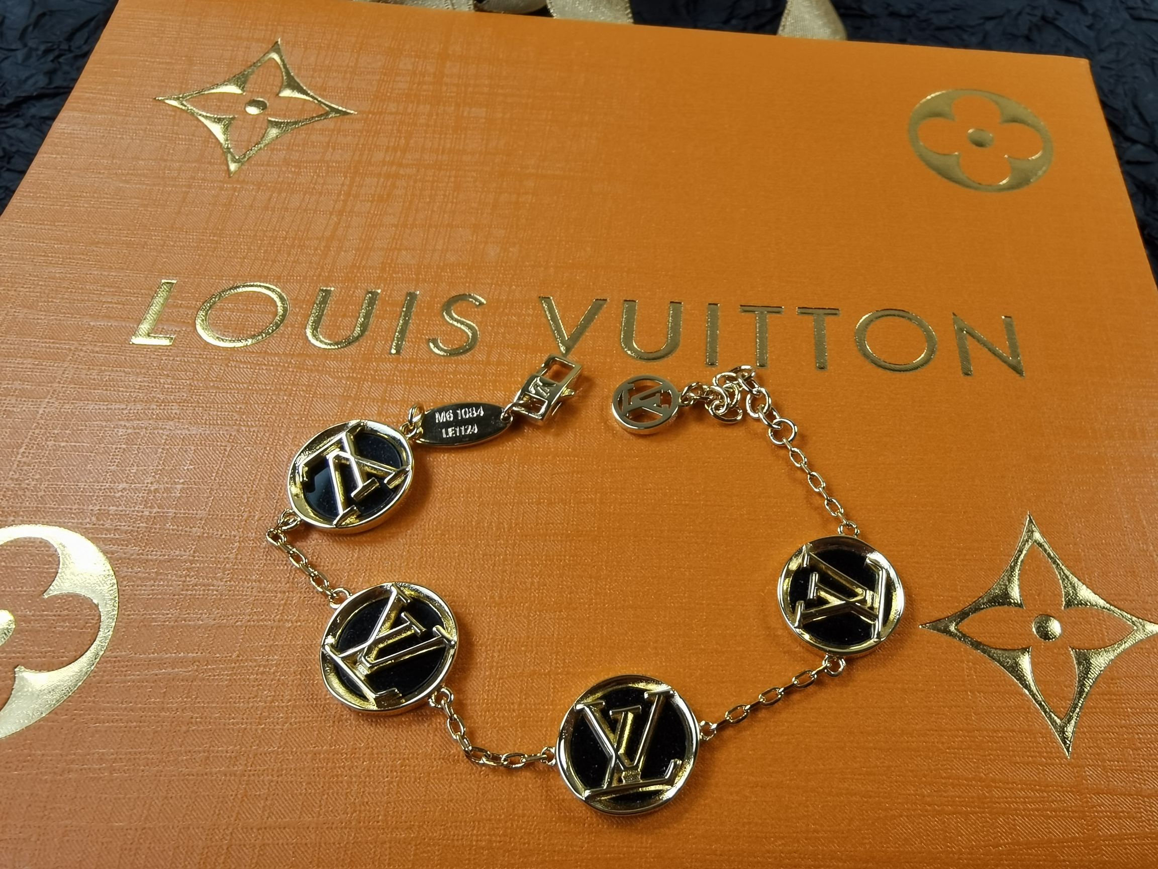 ルイ・ヴィトン LV サークル チェーン ブレスレット ゴールド 詳細画像 2