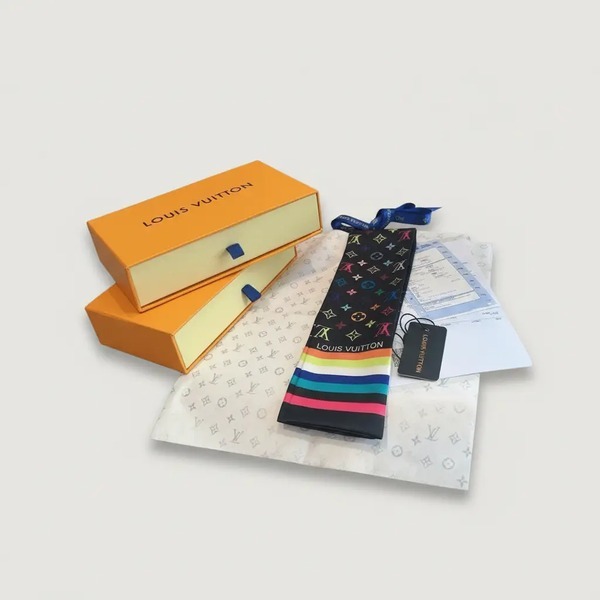 ルイ・ヴィトン LV x Murakami モノグラム マルチカラー バンドー ブラック／マルチカラー