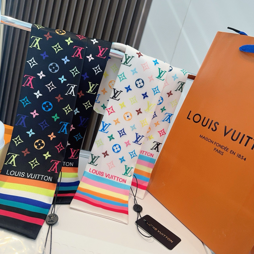 ルイ・ヴィトン LV x Murakami モノグラム マルチカラー バンドー ブラック／マルチカラー 詳細画像 2