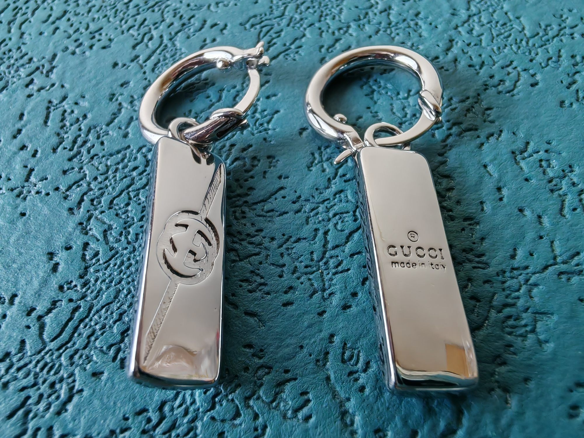グッチ インターロッキングG タグ ペンダント ネックレス&ピアス セット シルバー 詳細画像 2
