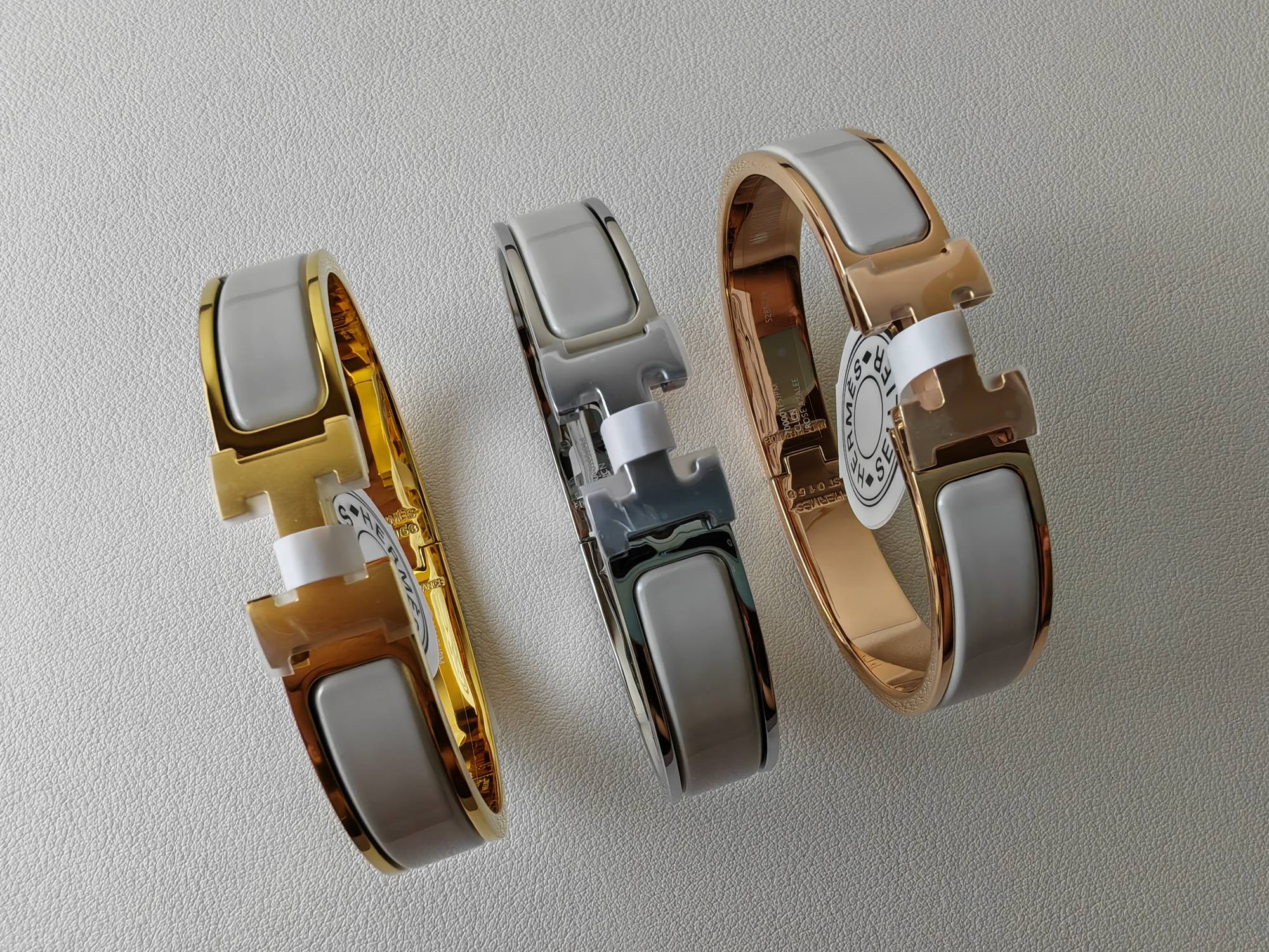 エルメス クリックH ブレスレット スモークグレー 詳細画像 1