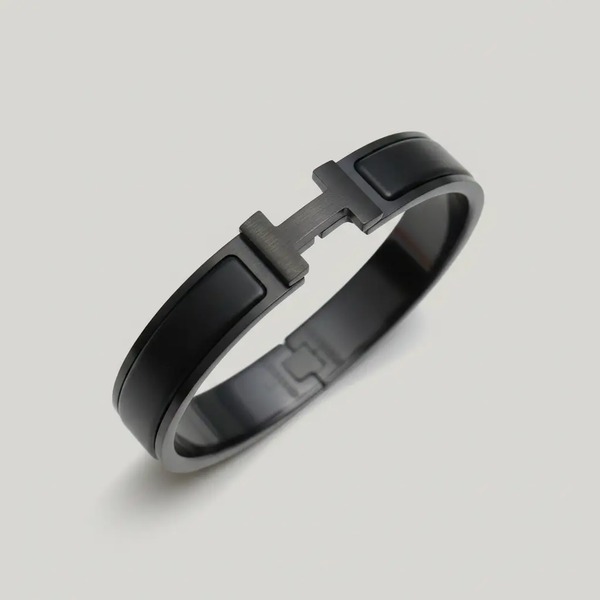 エルメス Clic H ブレスレット ソーブラック