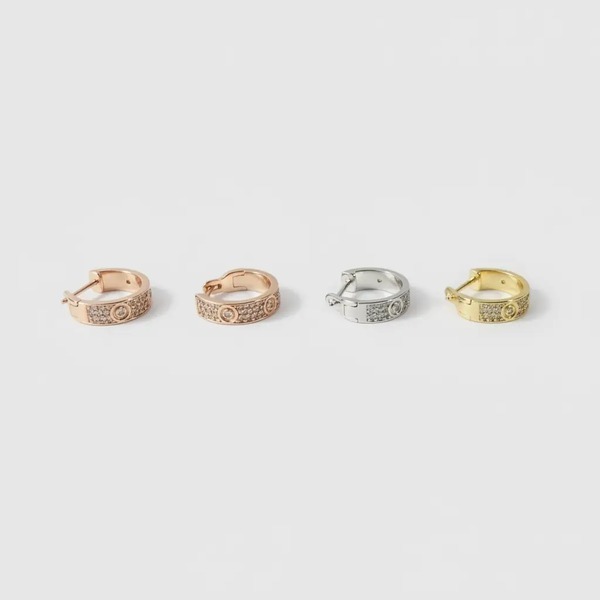 カルティエ ラブ フープピアス