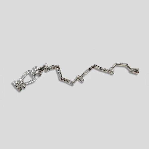 フレッド 馬蹄バックル パヴェブレスレット