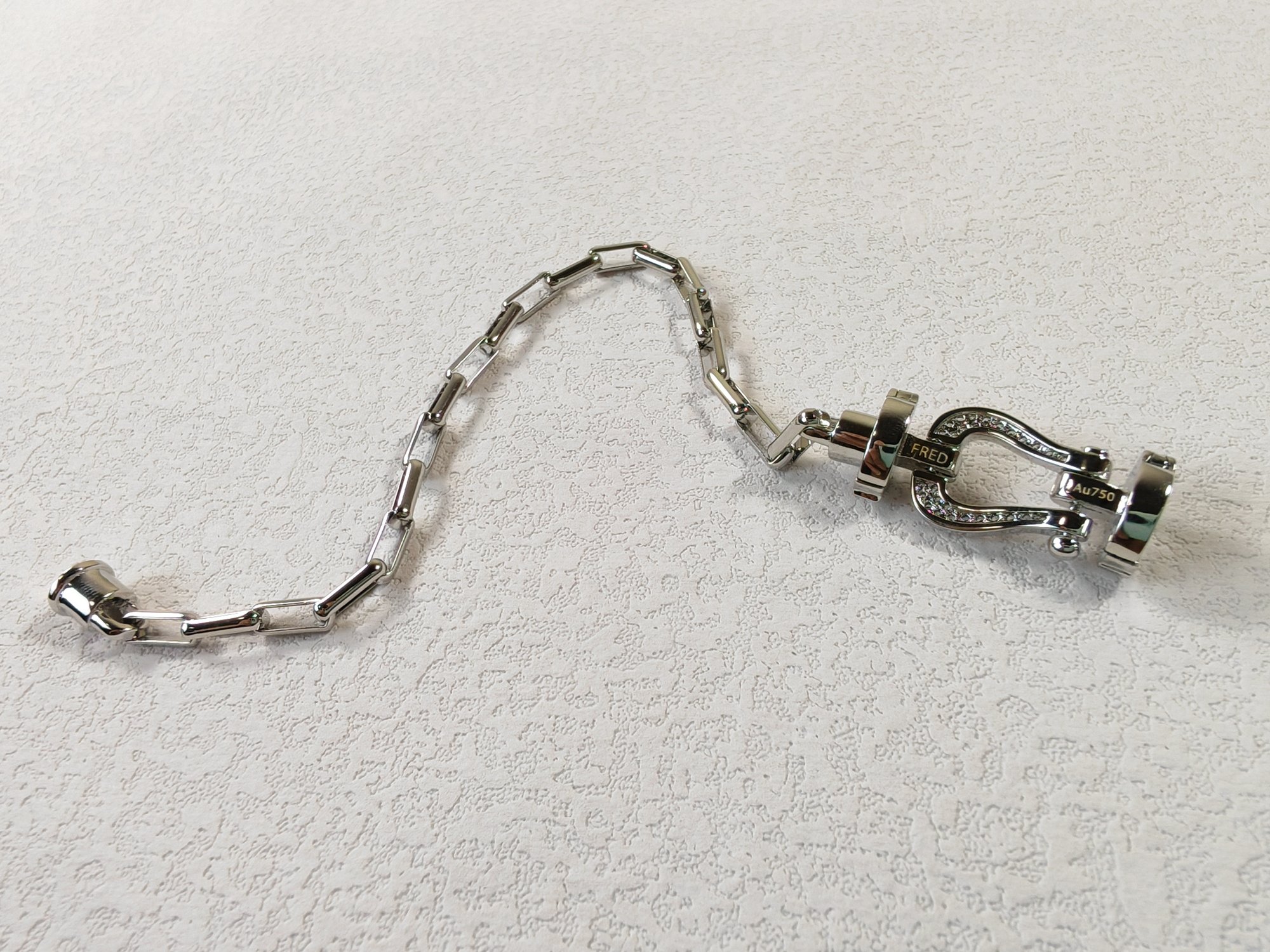 フレッド 馬蹄バックル パヴェブレスレット 詳細画像 3