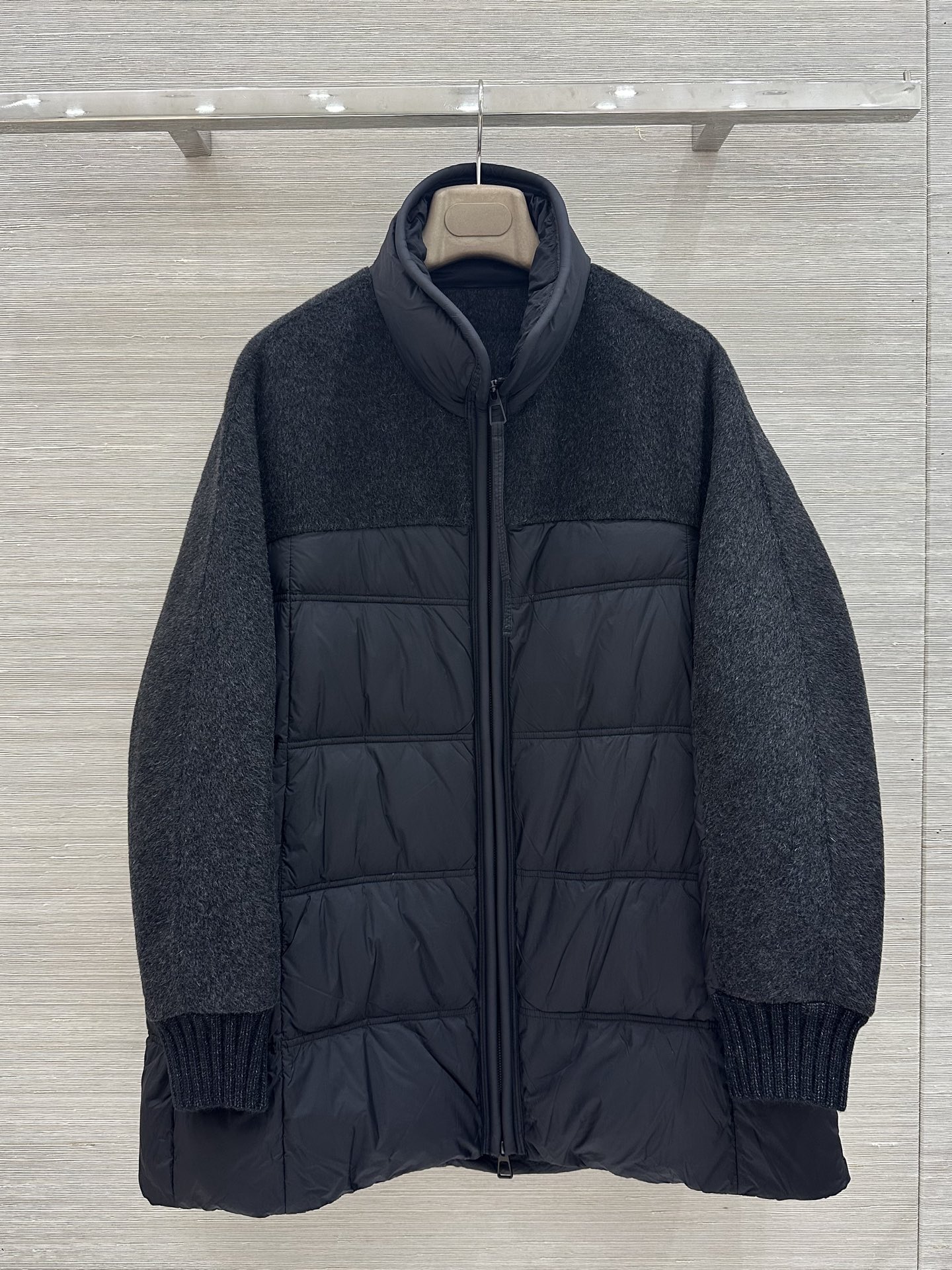 ロロ・ピアーナ ダブルフェイス カシミヤウールダウンコート 詳細画像 1