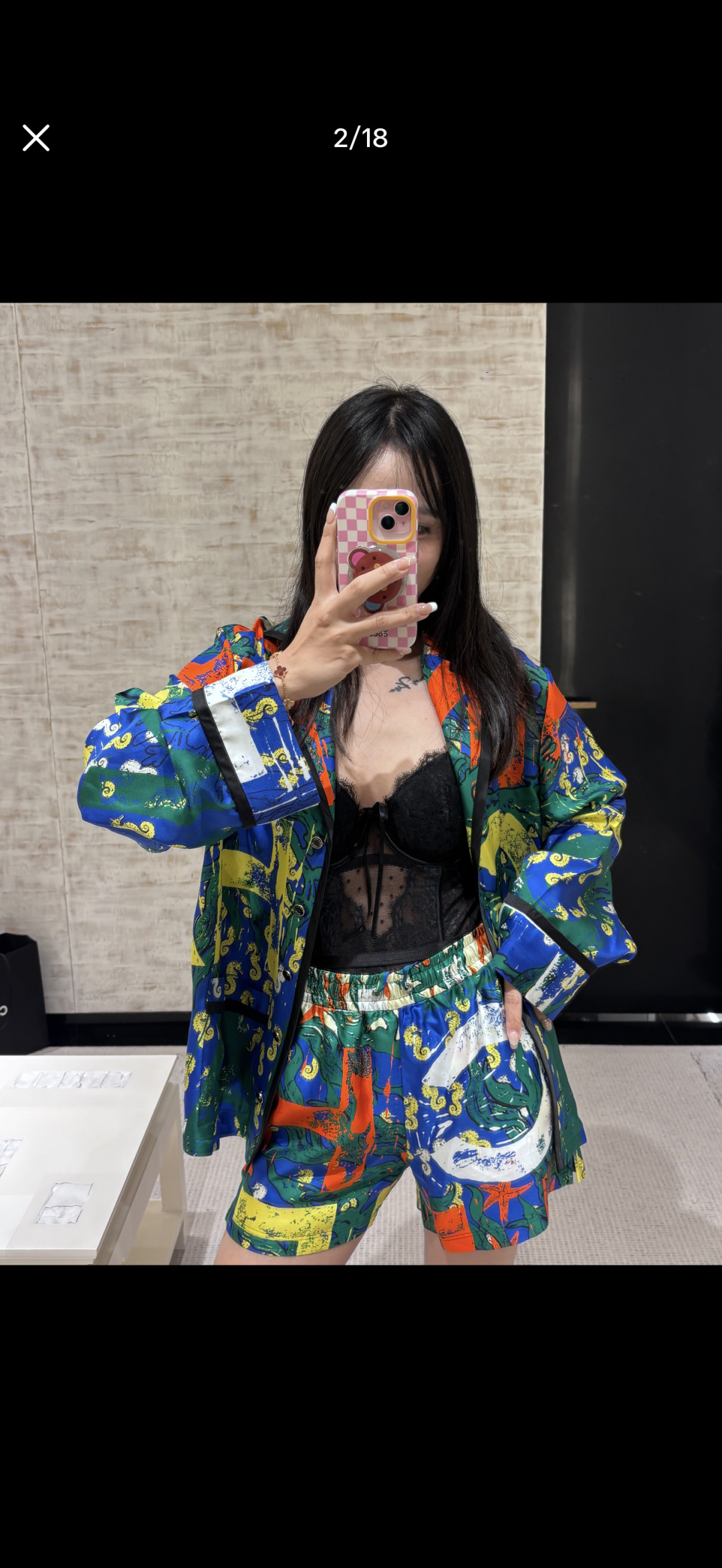 シャネル Coco Beach プリントショートパンツ CS336846028