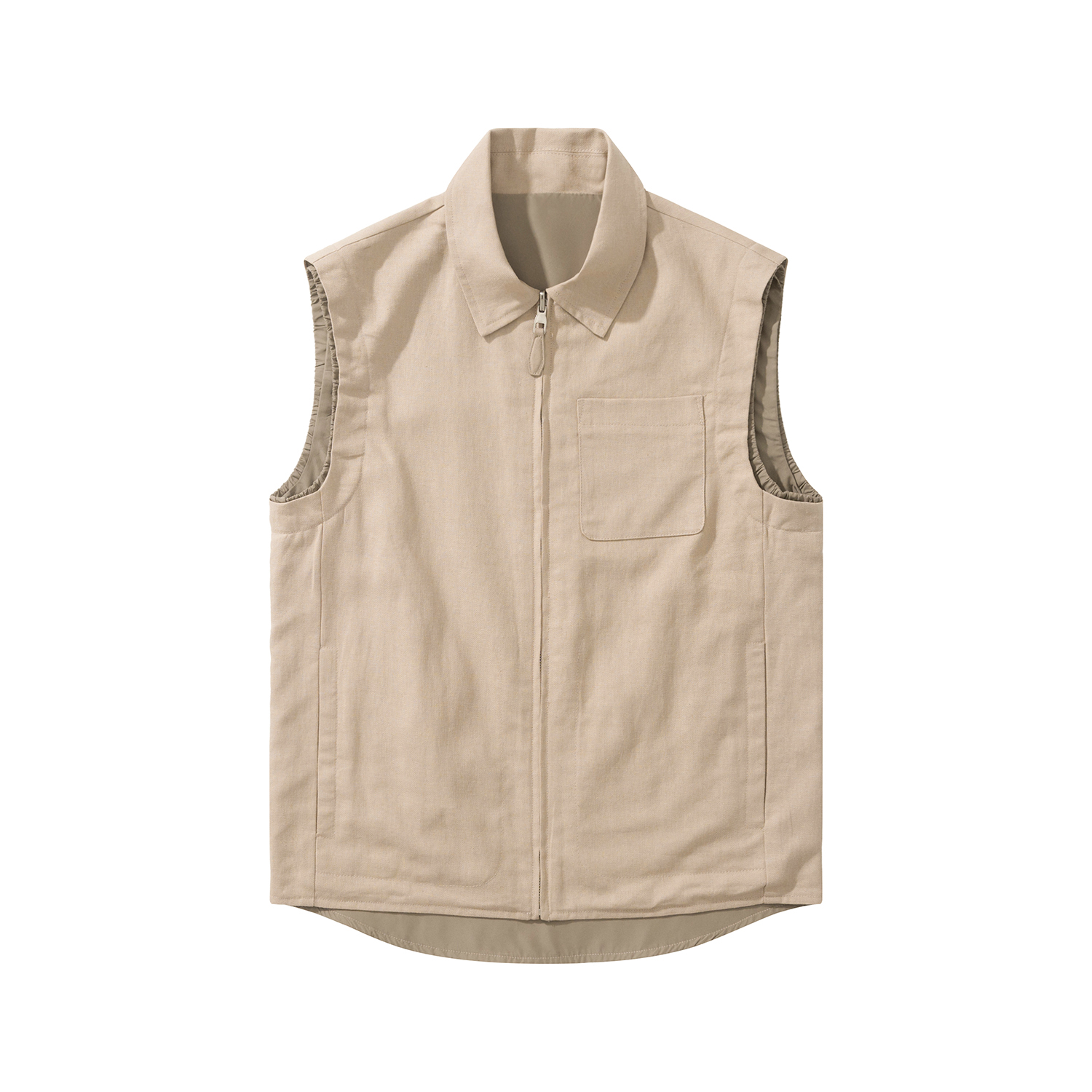 ダンヒル リバーシブル リネンベスト サンド 詳細画像 1