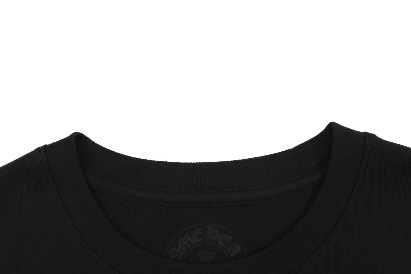 クロムハーツ 梵字スクロール カラークロスプリント ロングスリーブTシャツ ブラック 詳細画像 2