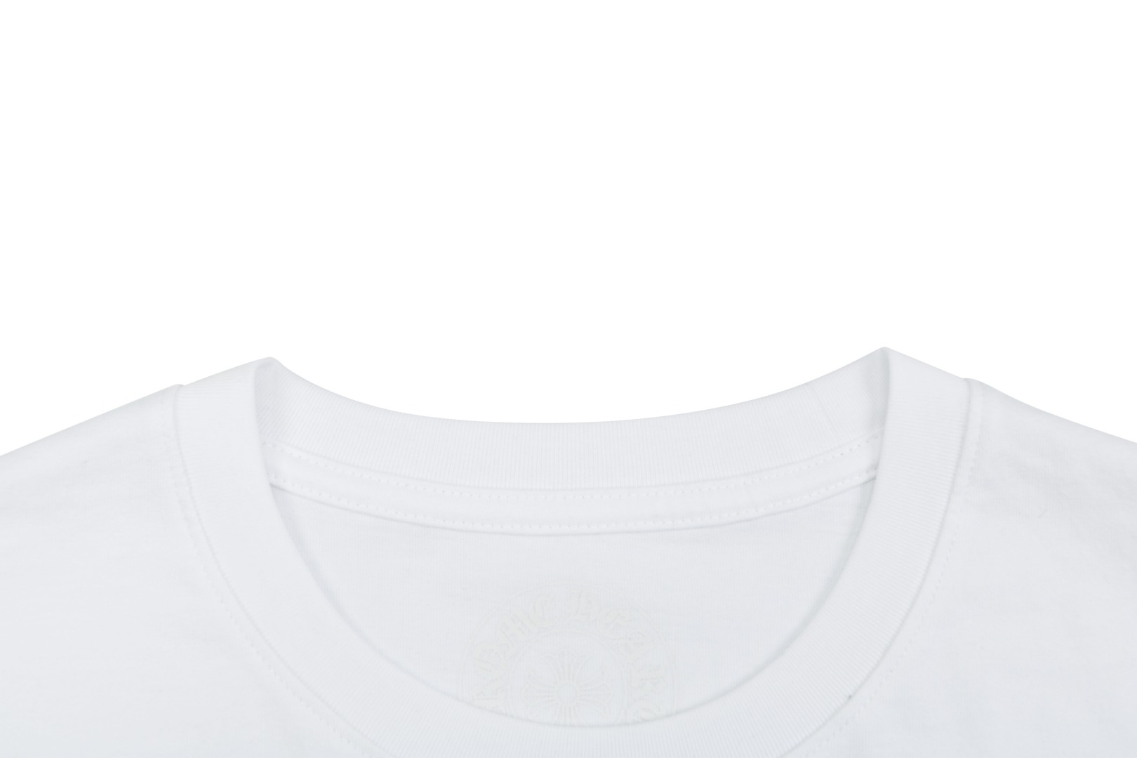 クロムハーツ カラフルクロスプリント ロングスリーブTシャツ ホワイト 詳細画像 2