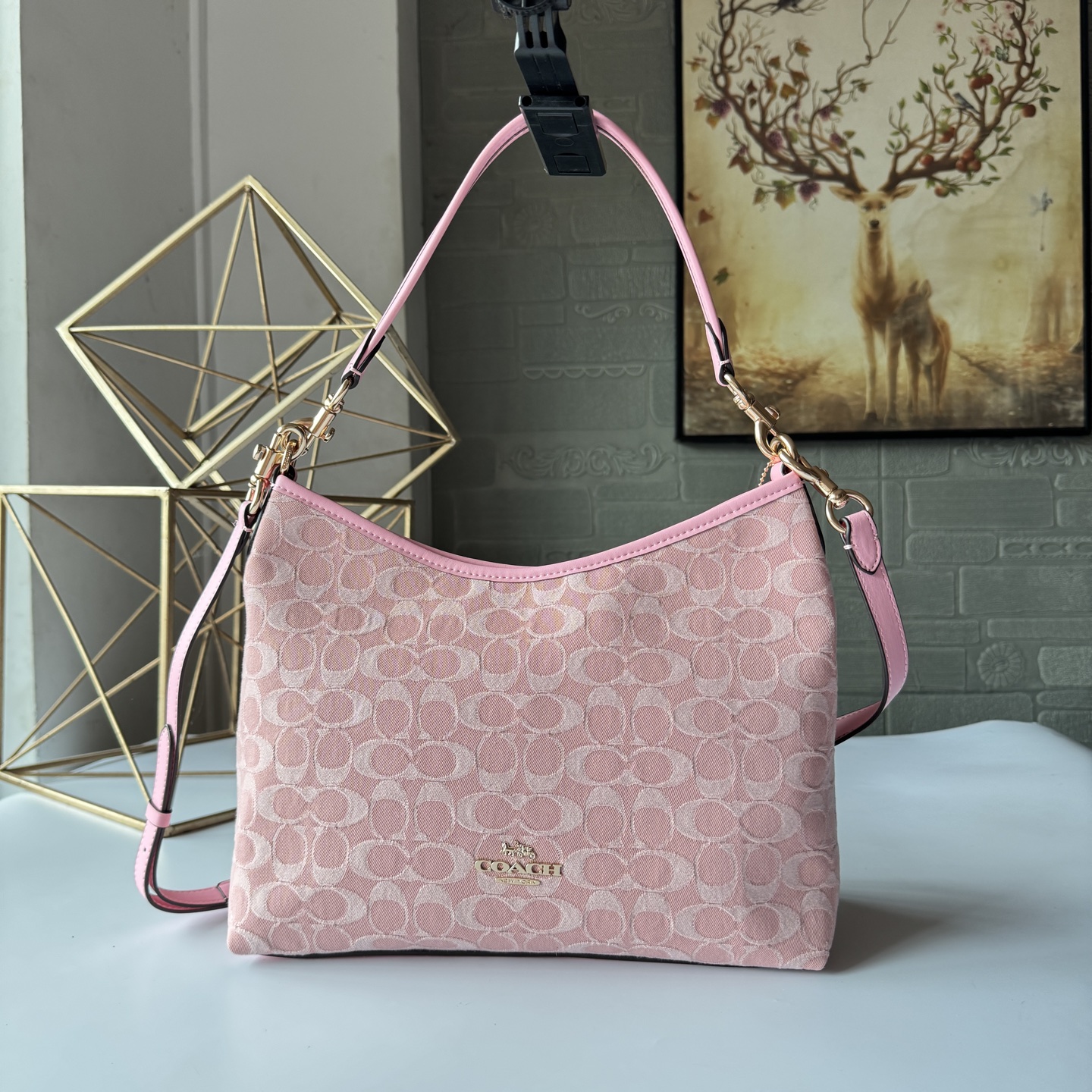 コーチ Laurel ショルダーバッグ 31 ピンク 詳細画像 3