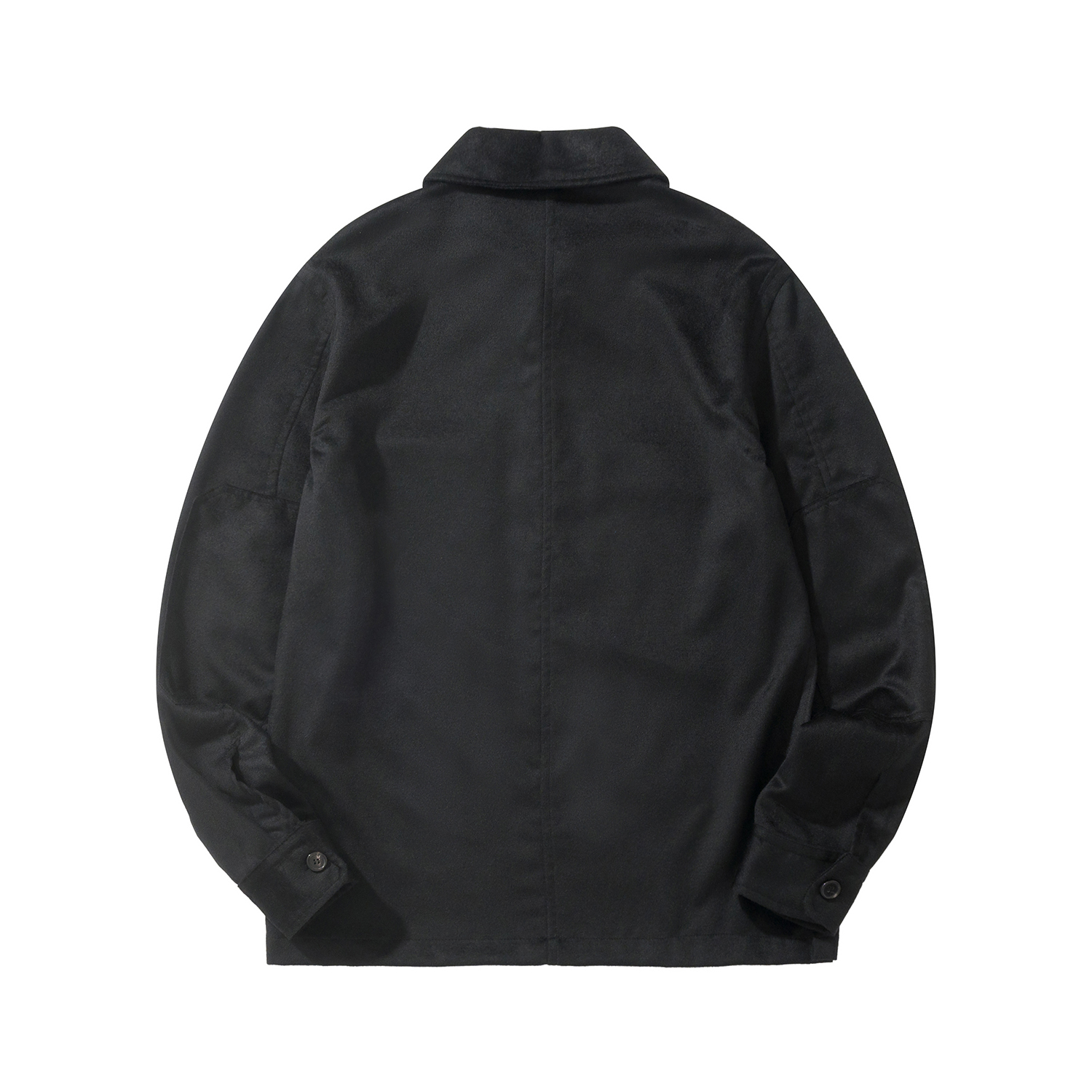 ゼニア Oasi Cashmere Alba シャツジャケット ブラック 詳細画像 2