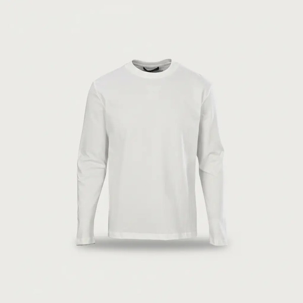 ルイ・ヴィトン LV エンボスロゴ ロングスリーブTシャツ ホワイト