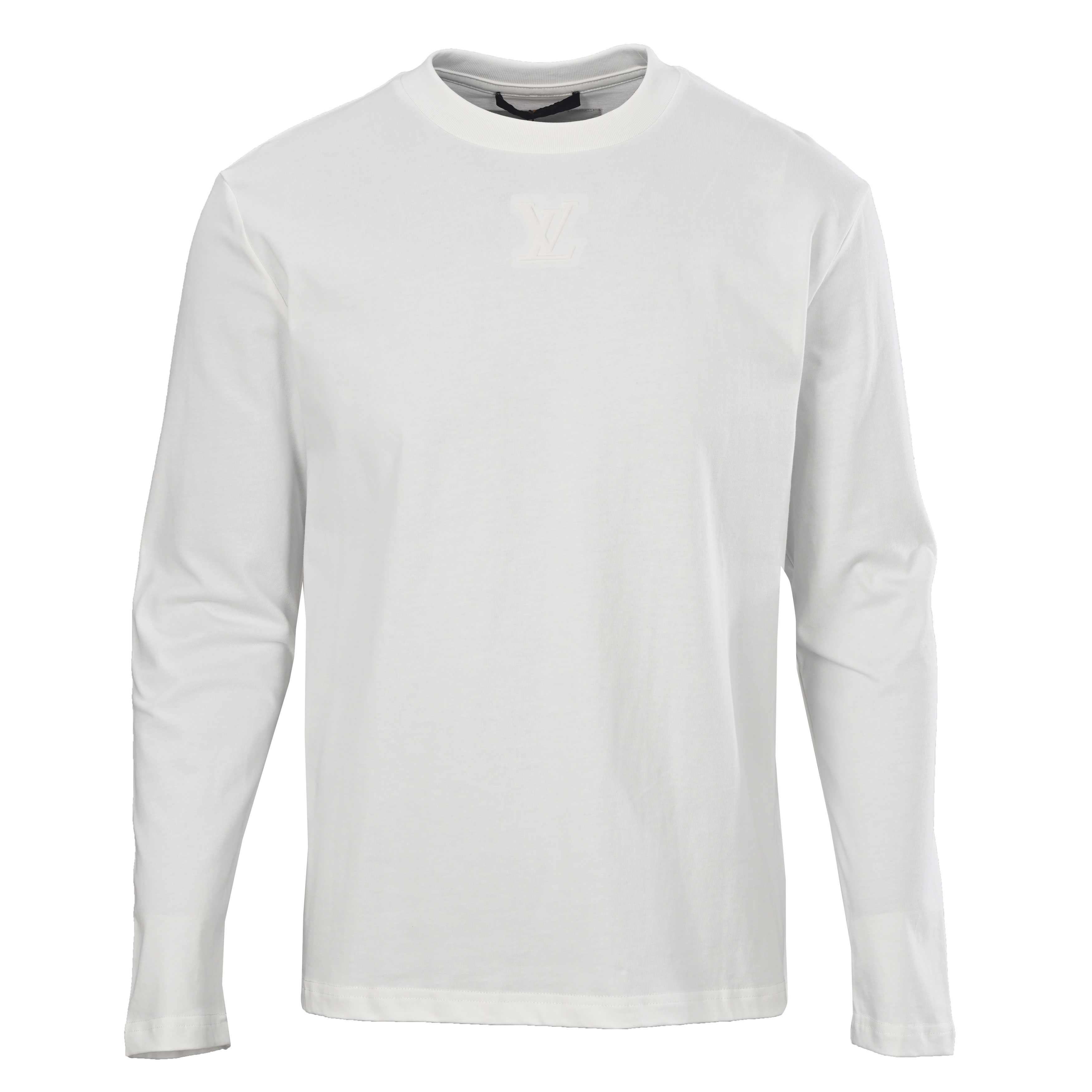 ルイ・ヴィトン LV エンボスロゴ ロングスリーブTシャツ ホワイト 詳細画像 1