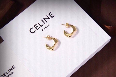セリーヌ パールピアス ゴールド 詳細画像 1