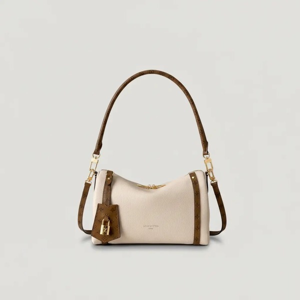EXPRESS レザー ピローショルダーバッグ ホワイト