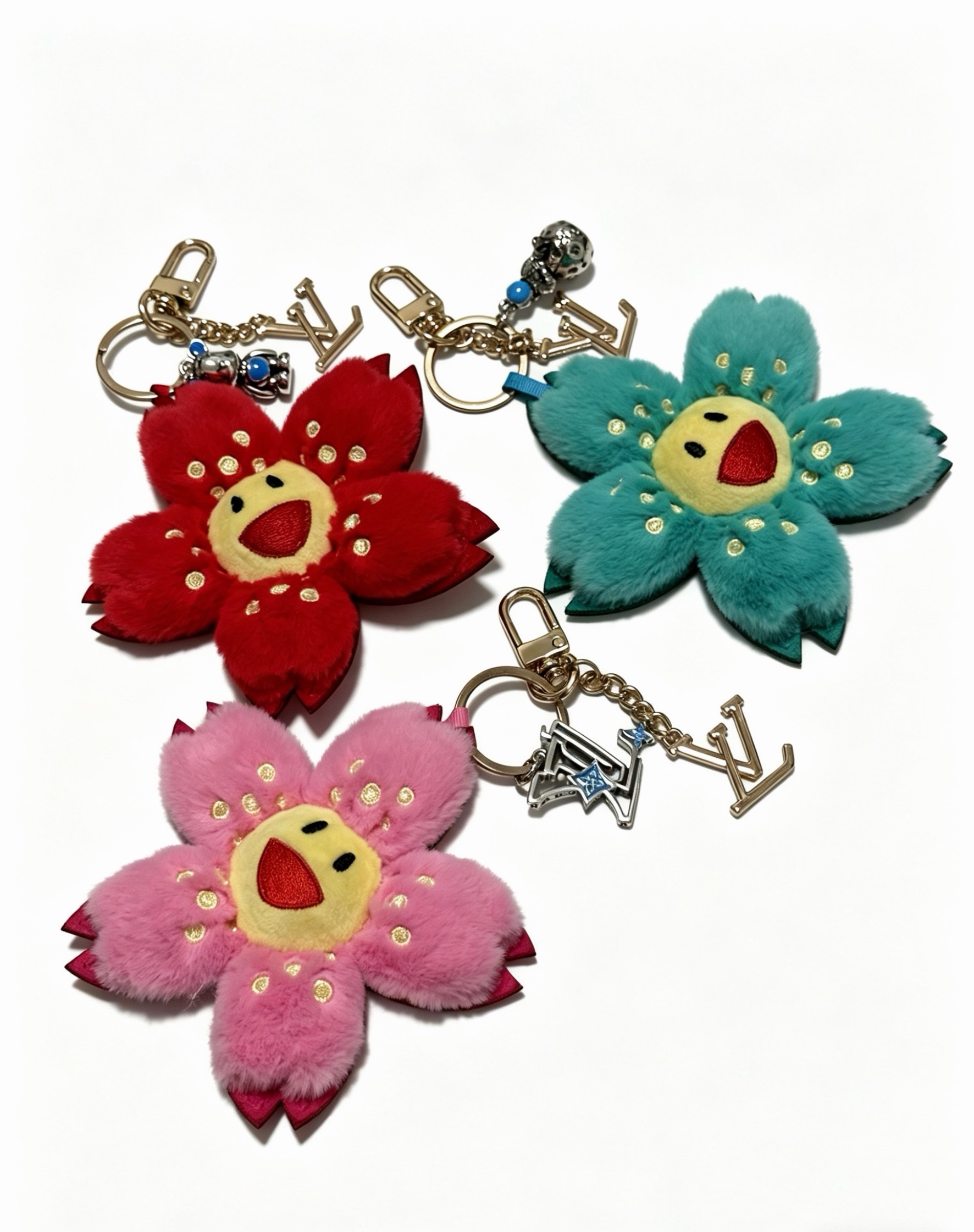 ルイ・ヴィトン 桜の花 チャームキーリング 詳細画像 1