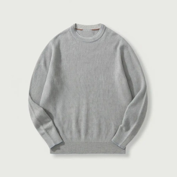 バレンシアガ LP City Pull クルーネック カシミヤニット グレー