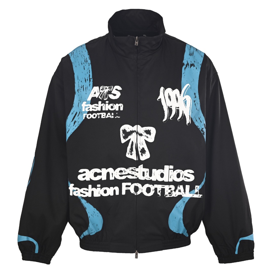 アクネ ストゥディオズ ワールドカップ バタフライ グラフィティ スタンドカラー ジャケット 詳細画像 1
