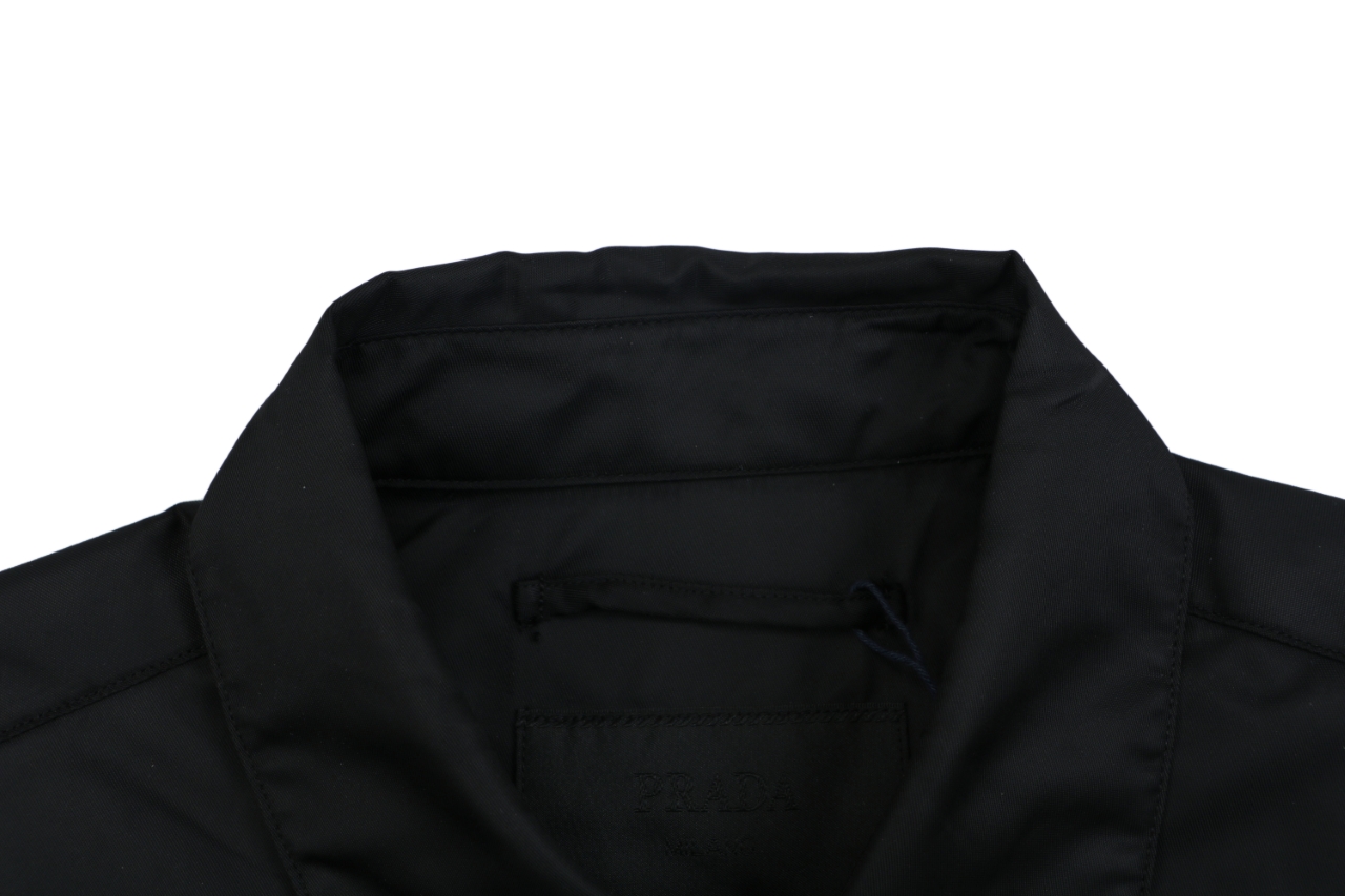 プラダ Re-Nylon ポケット トライアングルロゴ ボタン シャツジャケット 詳細画像 2