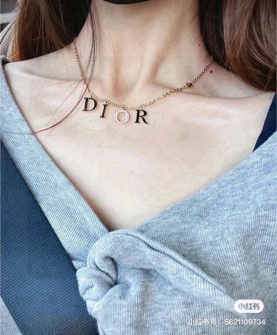 ディオール JADior レターネックレス 詳細画像 1