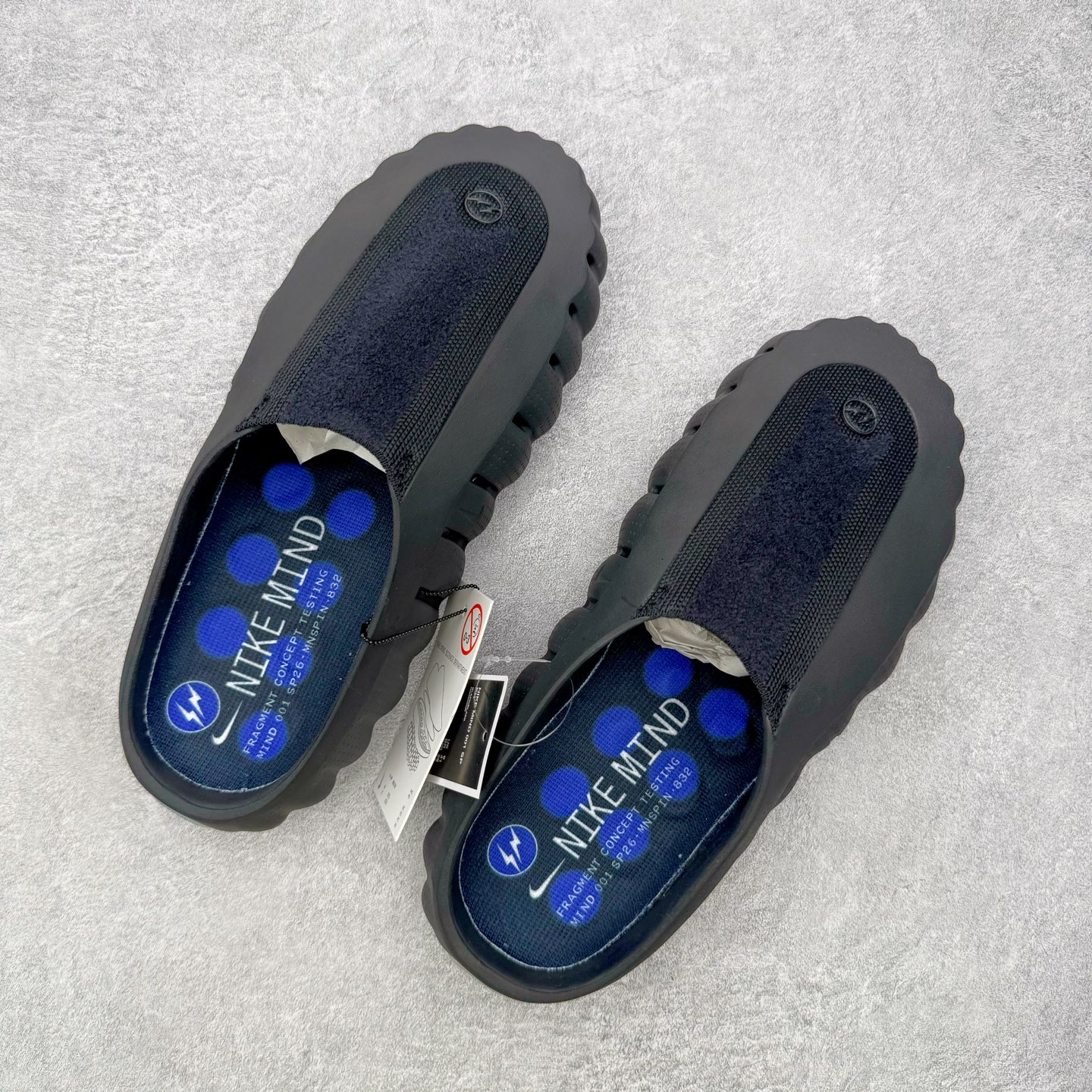 ナイキ フラグメント デザイン Mind 001 スライドサンダル ブラック IQ8502-001 詳細画像 3