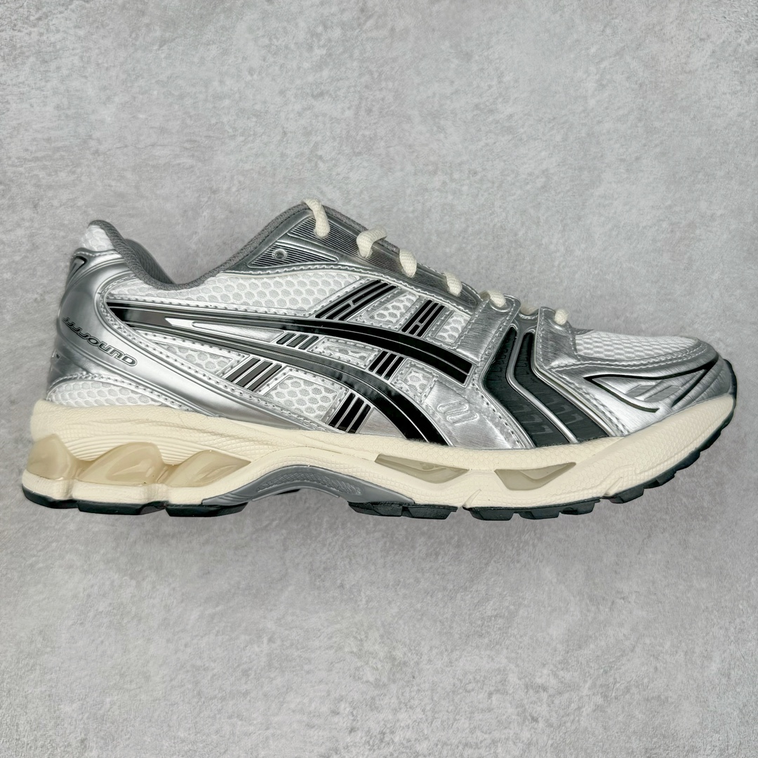 アシックス GEL-KAYANO 14 ホワイト シルバー ブラック by3936010 詳細画像 1