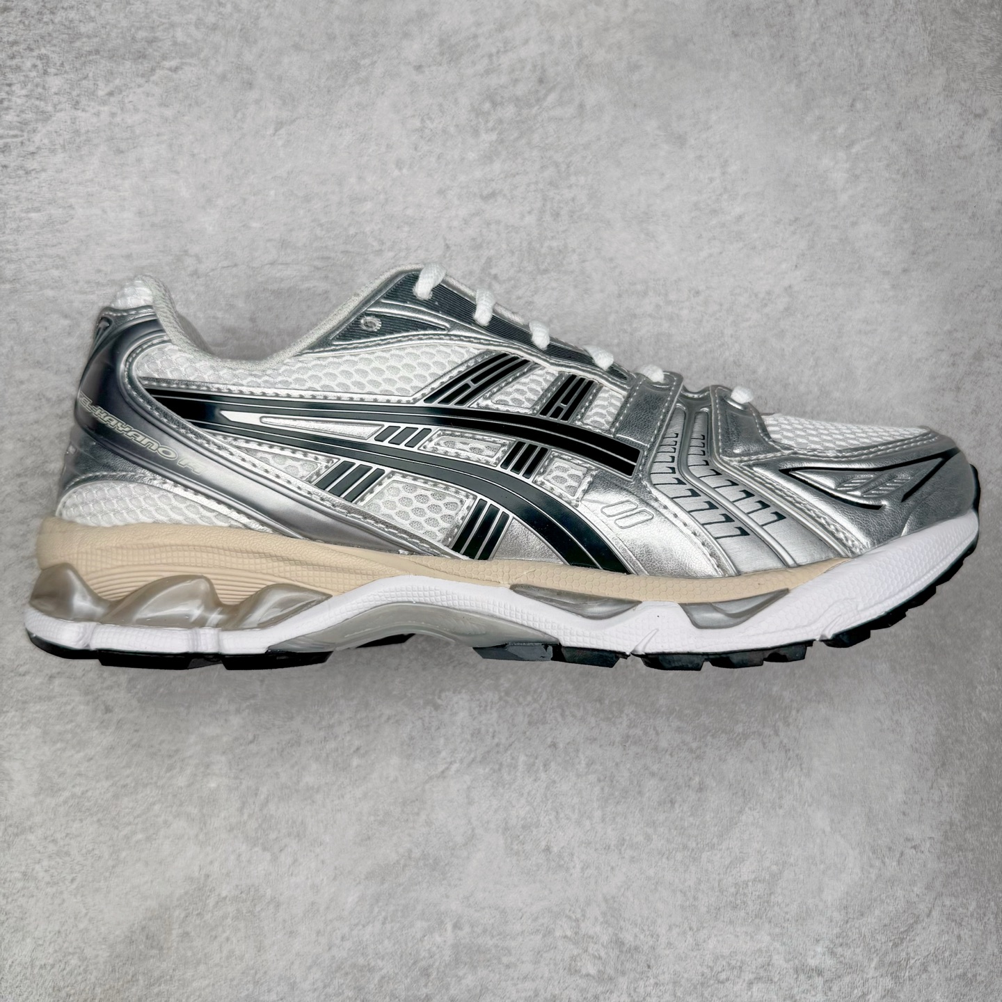 アシックス GEL-KAYANO 14 ホワイト シルバー by3936010 詳細画像 1