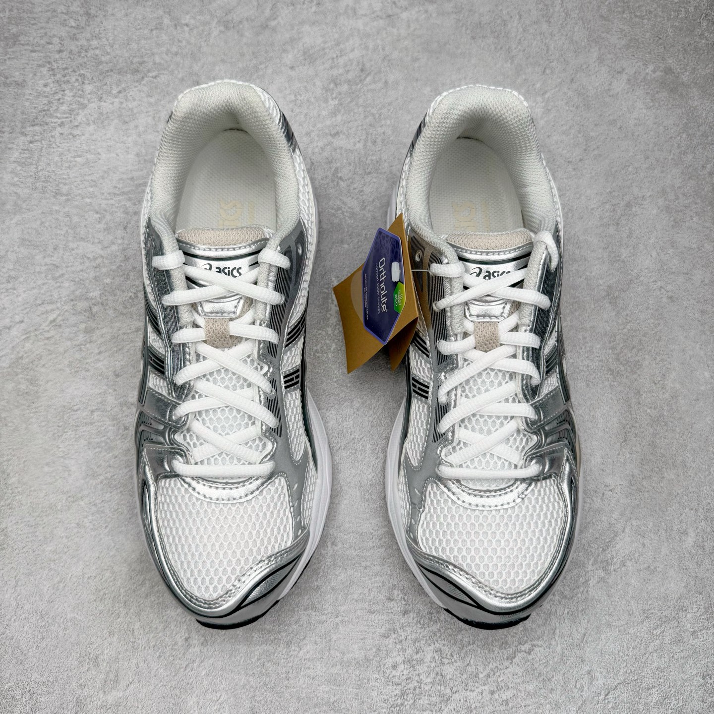 アシックス GEL-KAYANO 14 ホワイト シルバー by3936010 詳細画像 2