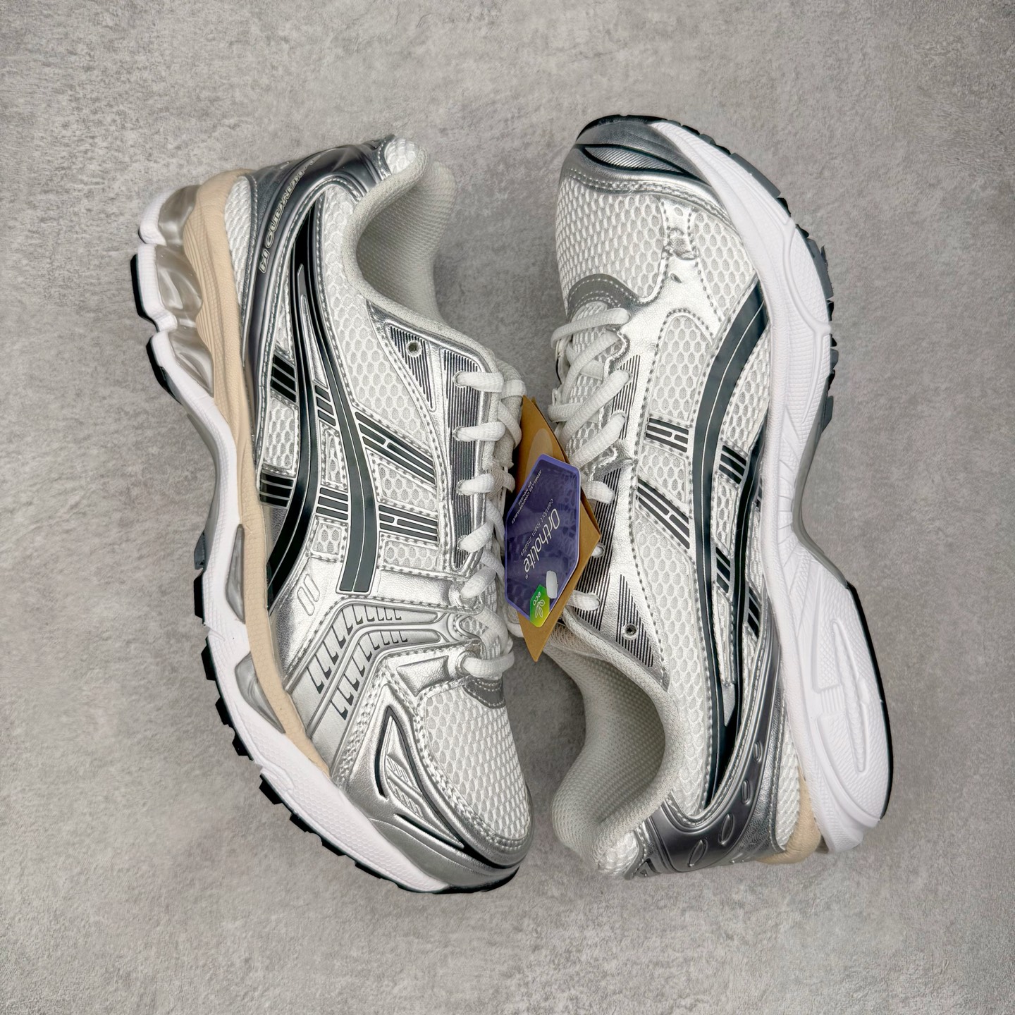 アシックス GEL-KAYANO 14 ホワイト シルバー by3936010 詳細画像 3