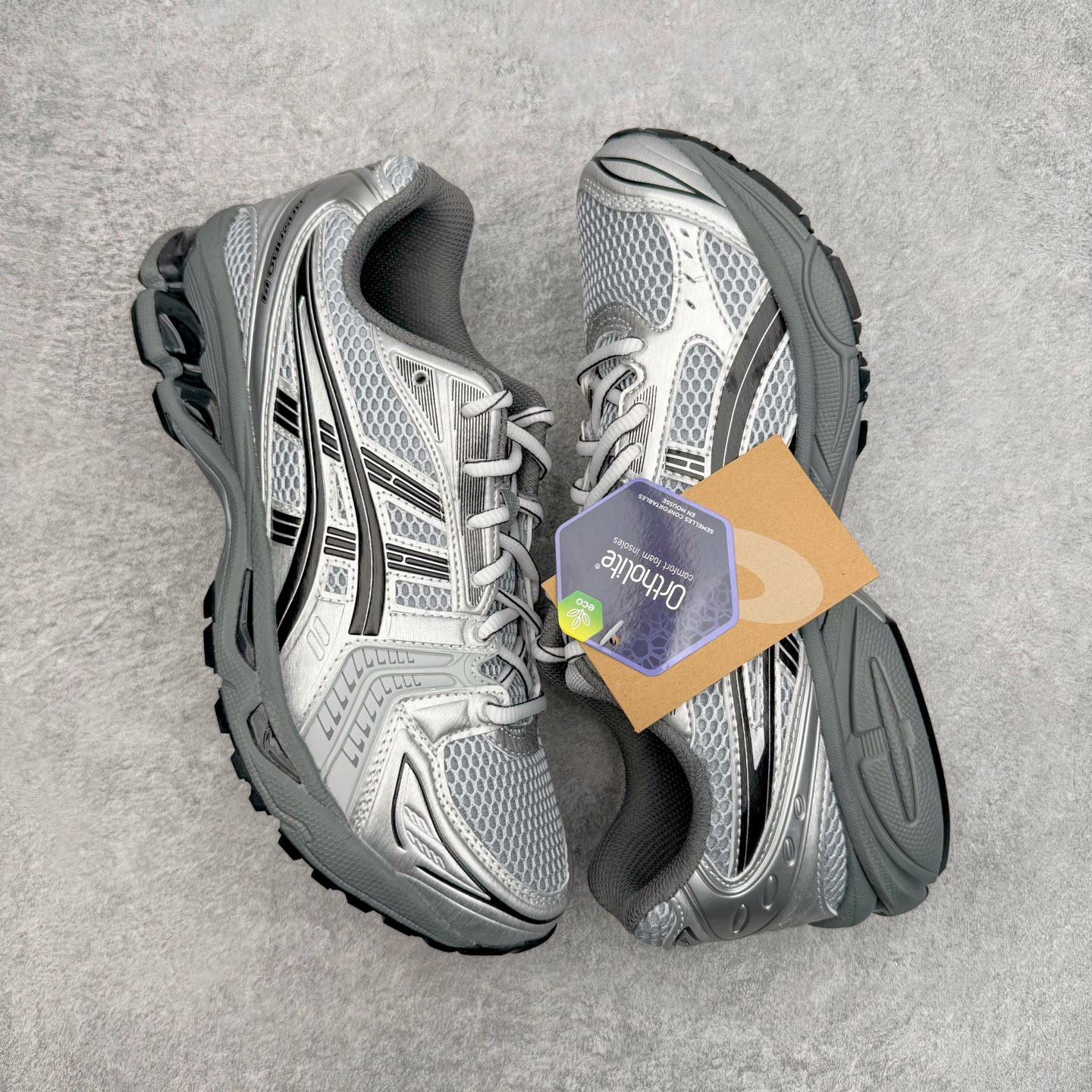 アシックス GEL-KAYANO 14 シルバーグレー by3936010 詳細画像 3