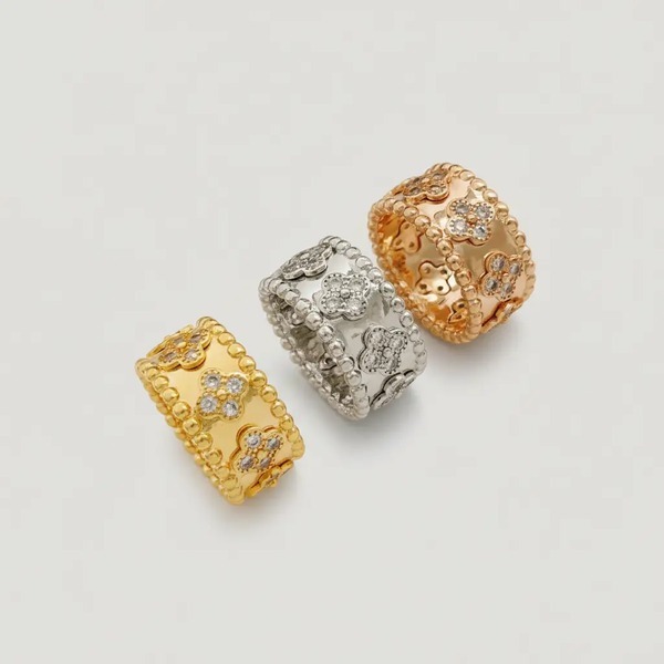 ヴァン 万華鏡リング ローズゴールド、シルバー、ゴールド
