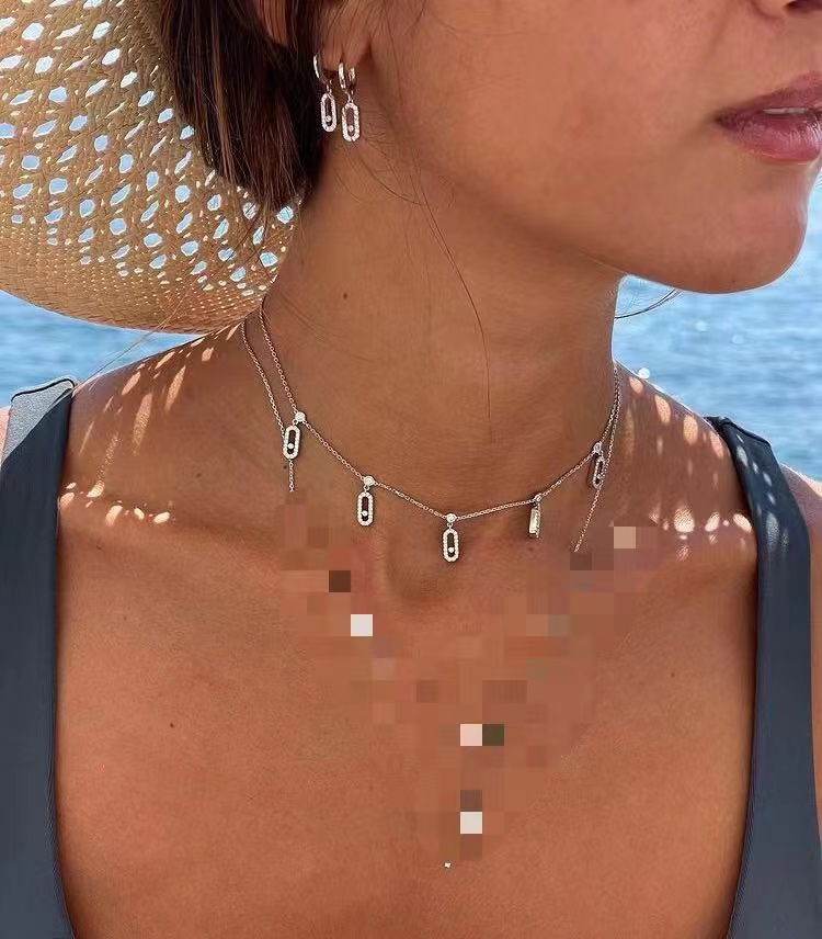 メサイア(Messika) ネックレス プラチナ ローズゴールド/イエローゴールド 詳細画像 2