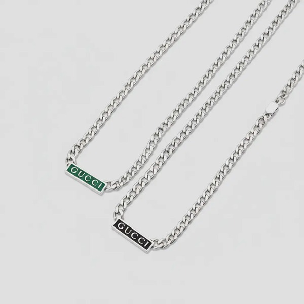 グッチ ダブルG チェーンネックレス シルバー