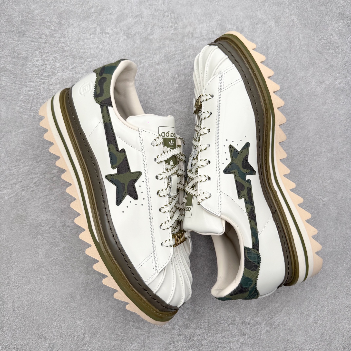オン BAPE x CLOT ホワイト 詳細画像 3